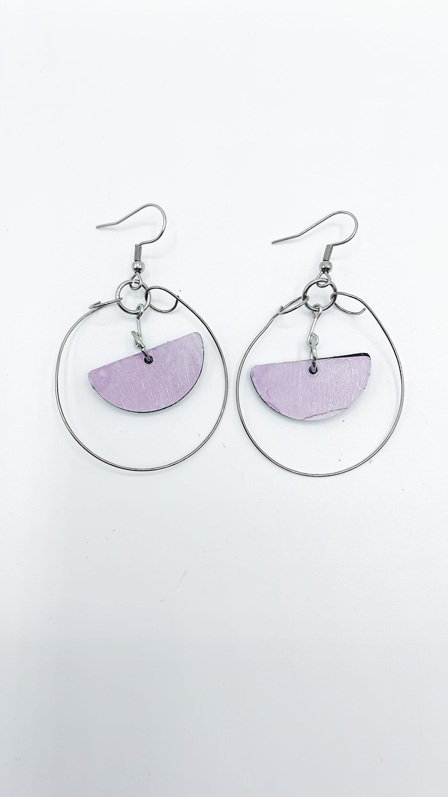 Earrings - Half Moon Hoop