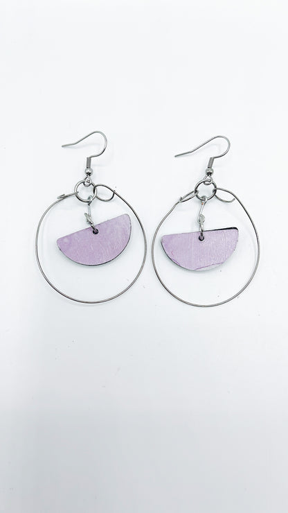 Earrings - Half Moon Hoop