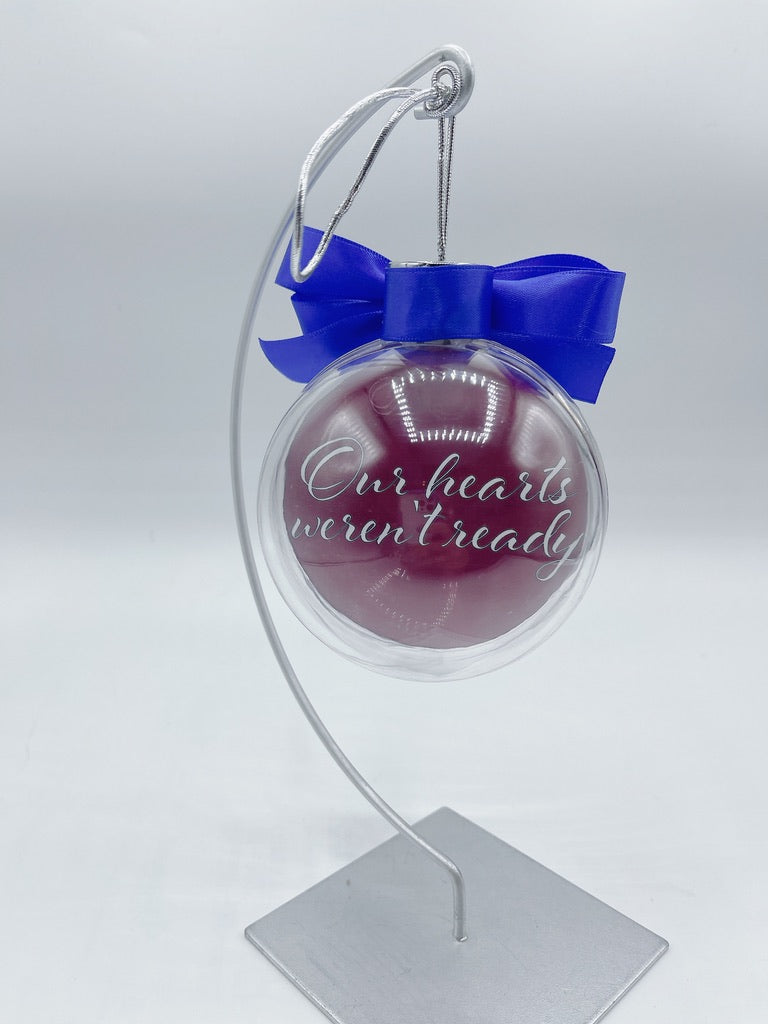 Floating Photo Christmas Ornament