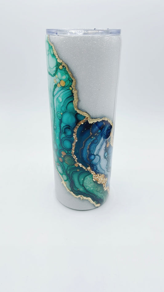 Geode Glitter Tumbler #3 - Ready to Ship