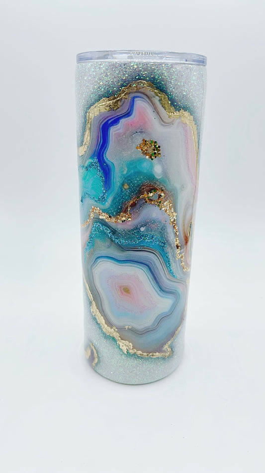 Geode Glitter Tumbler #1 - Ready to Ship