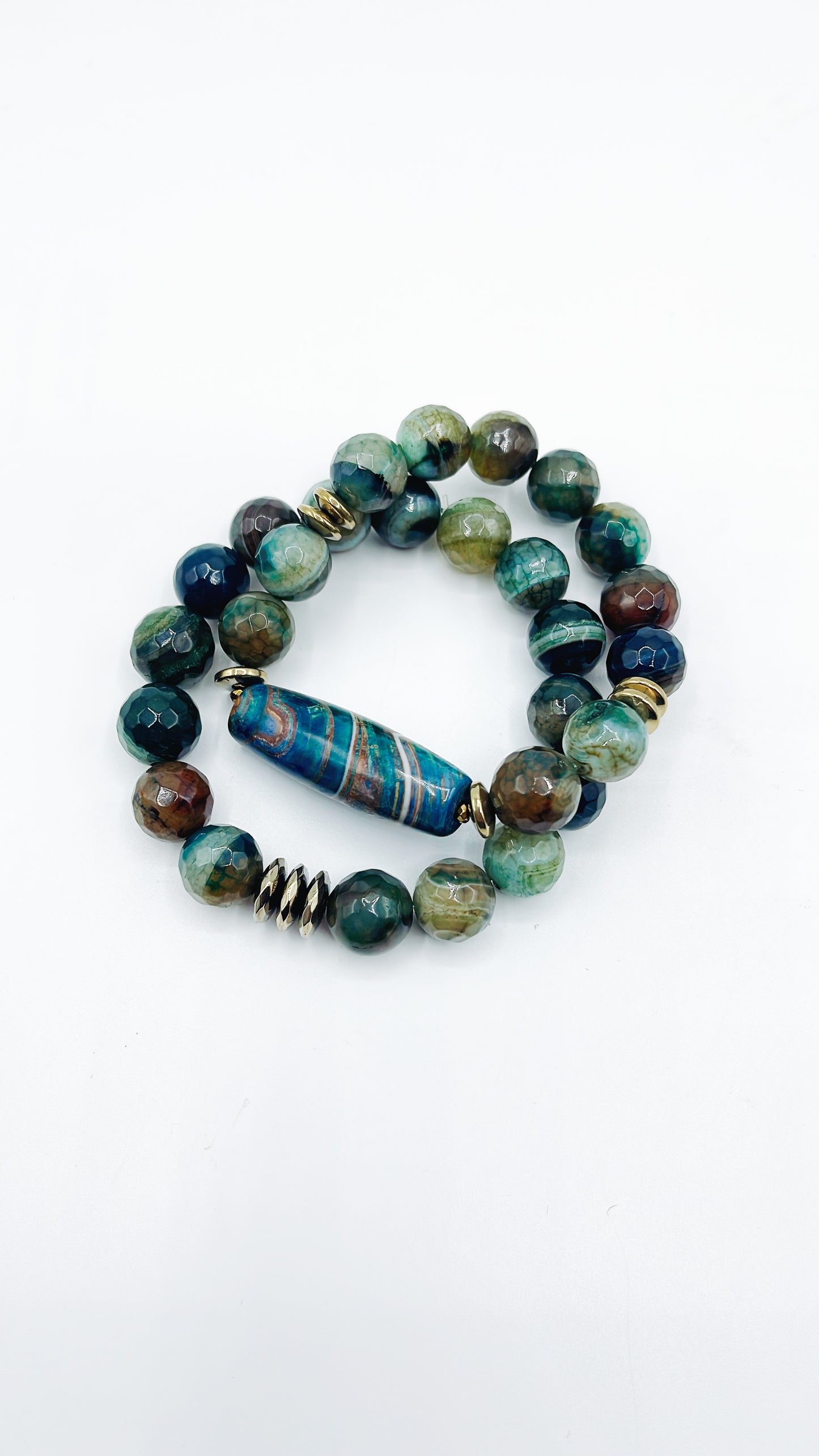 Green Agate #3 - Gemstone Bracelet