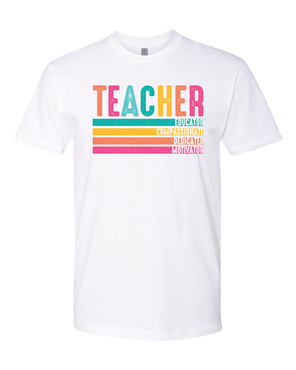 Teacher, Education, Motivator Tee