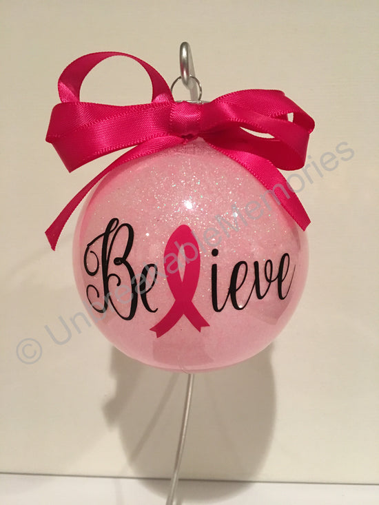 Breast Cancer Awareness ornament – Unbreakable Memories